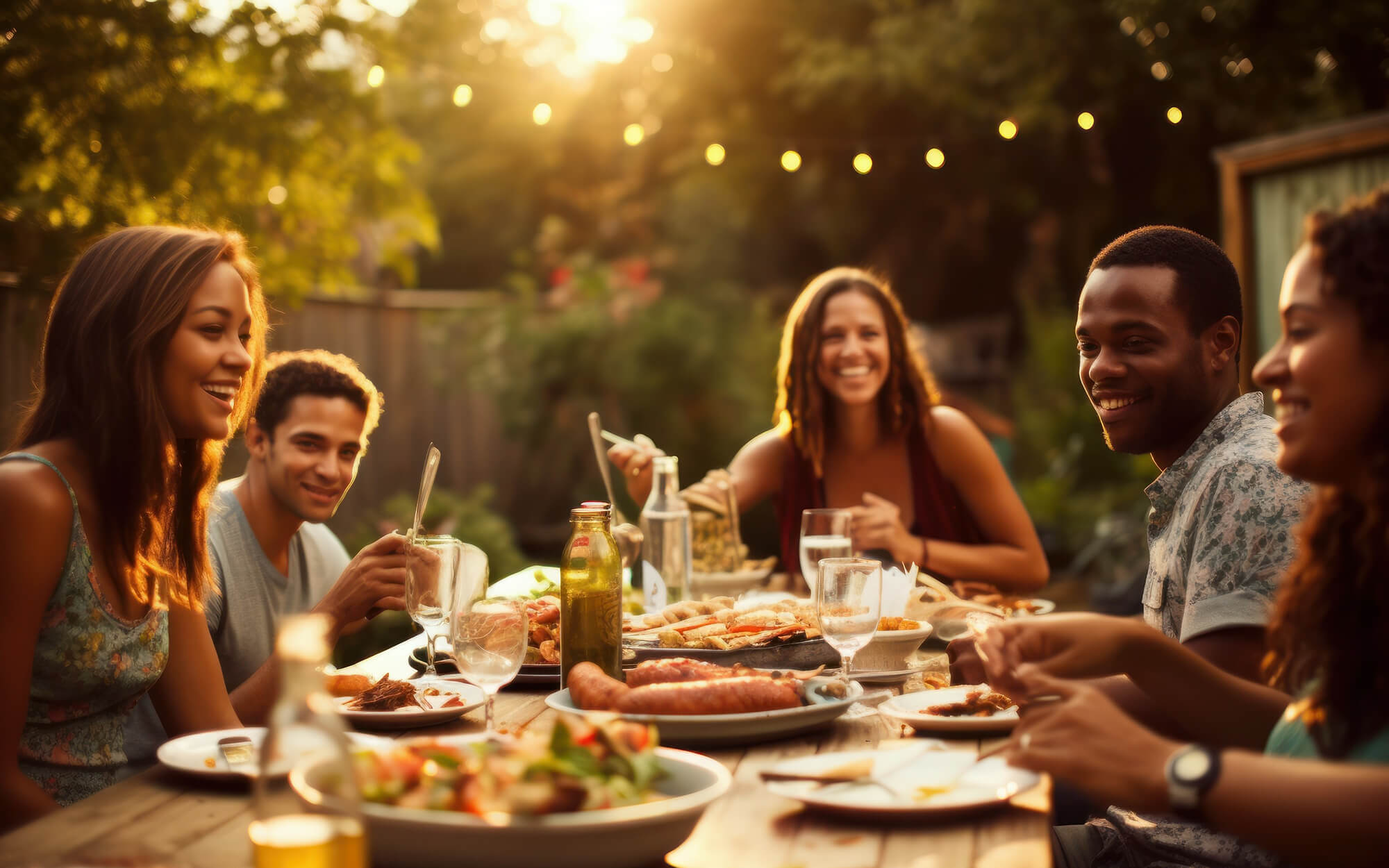 Adults at Dinner Image